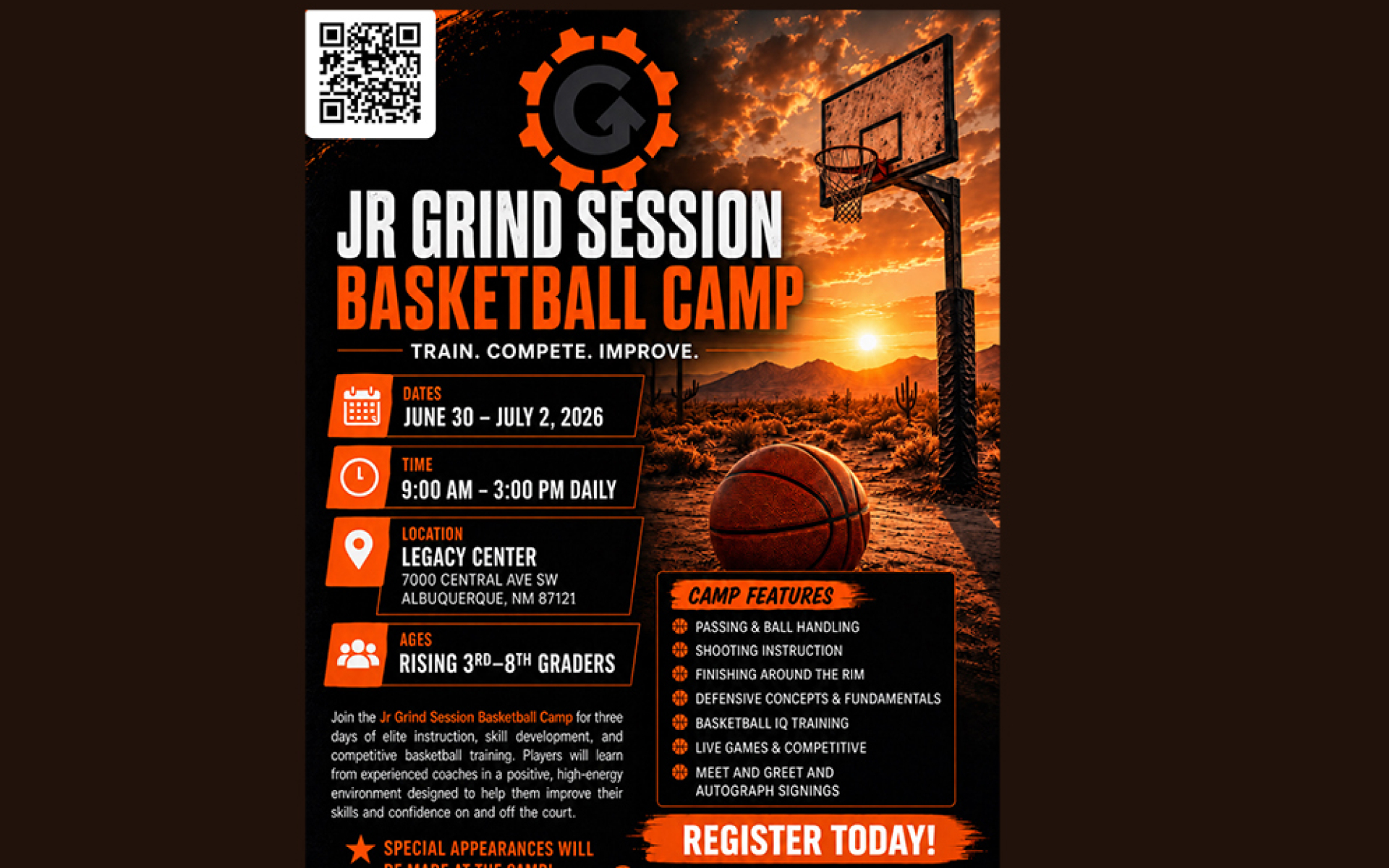Jr. Grind Session Basketball Camp