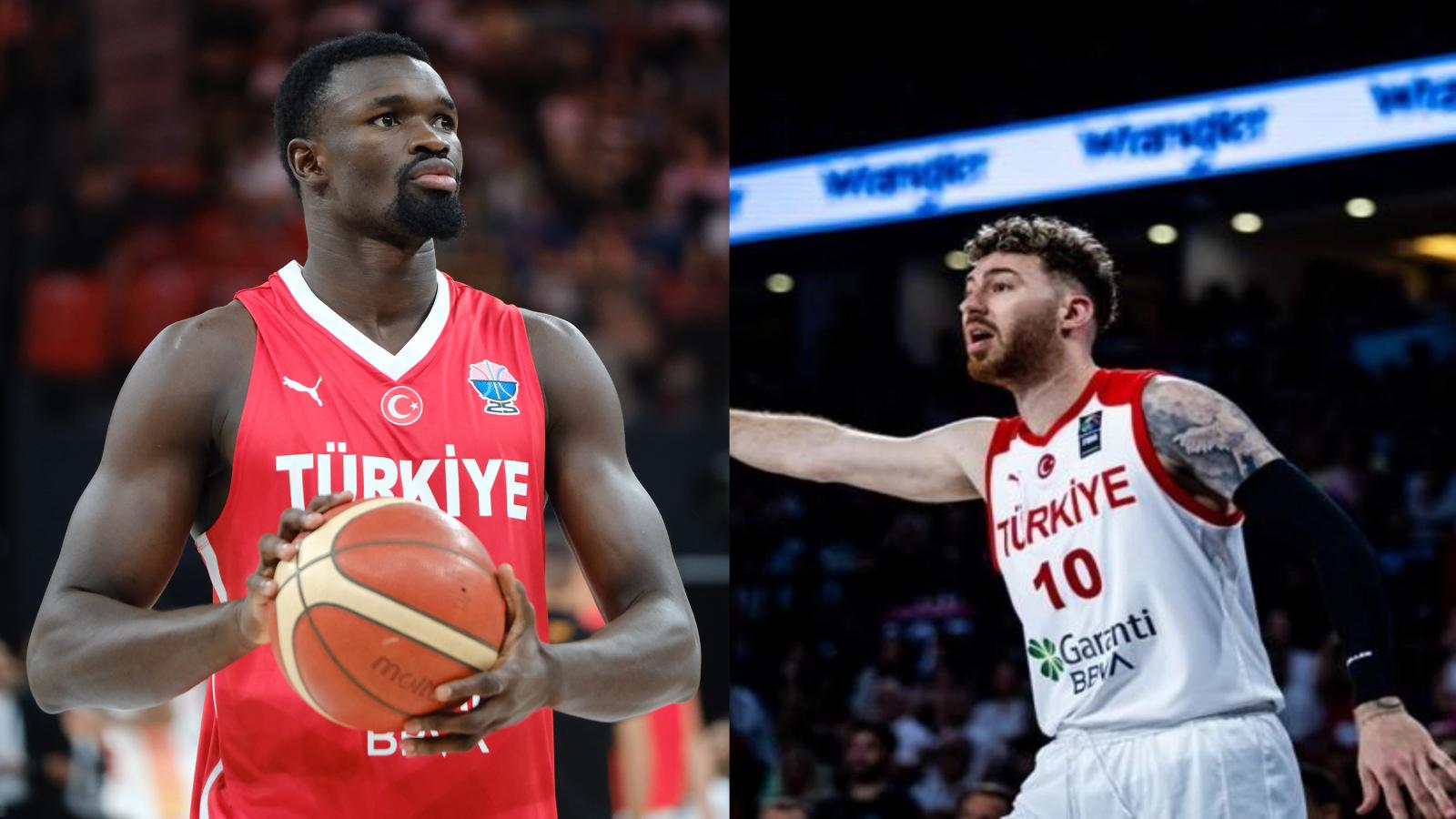 Adem Bona and Onuralp Bitim of Türkiye remain in pursuit of the 2025 Eurobasket crown