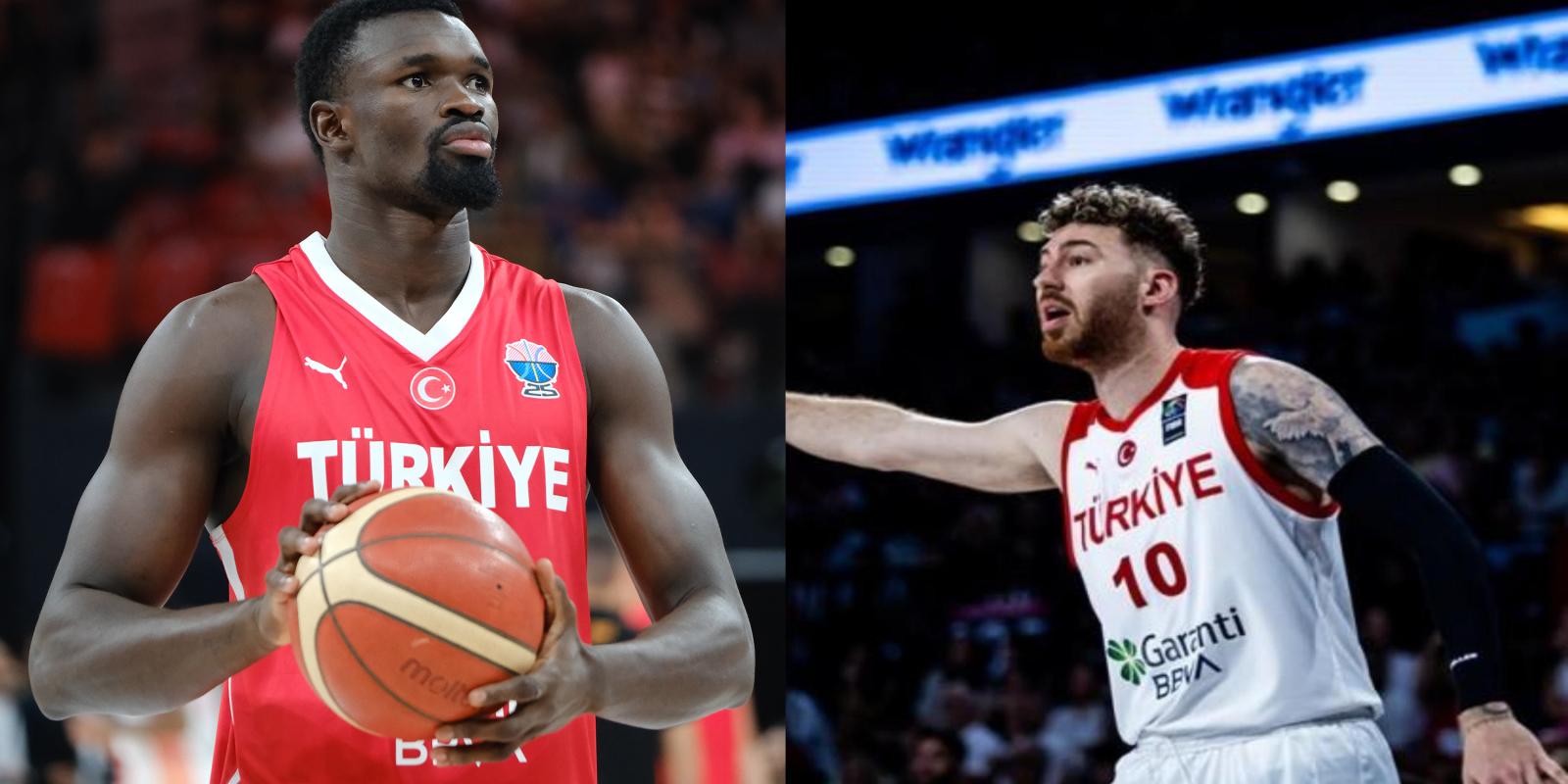 Adem Bona and Onuralp Bitim of Türkiye remain in pursuit of the 2025 Eurobasket crown