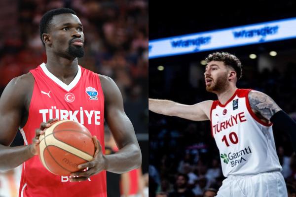 Adem Bona and Onuralp Bitim of Türkiye remain in pursuit of the 2025 Eurobasket crown