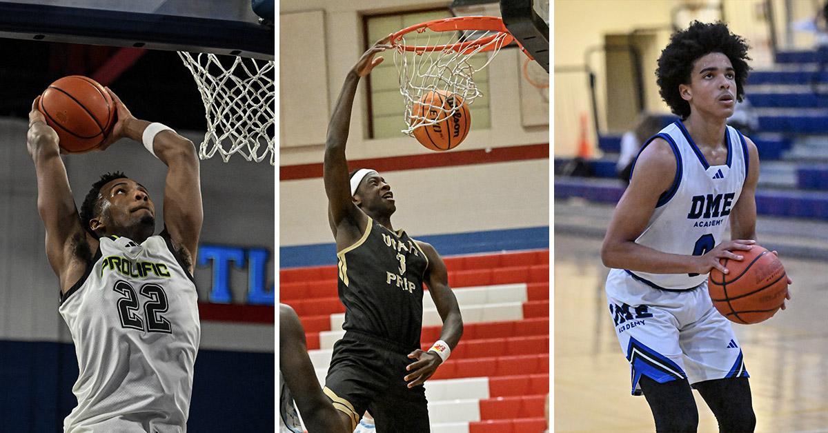 AJ Dybantsa, Darryn Peterson, and Mikel Brown, Jr.