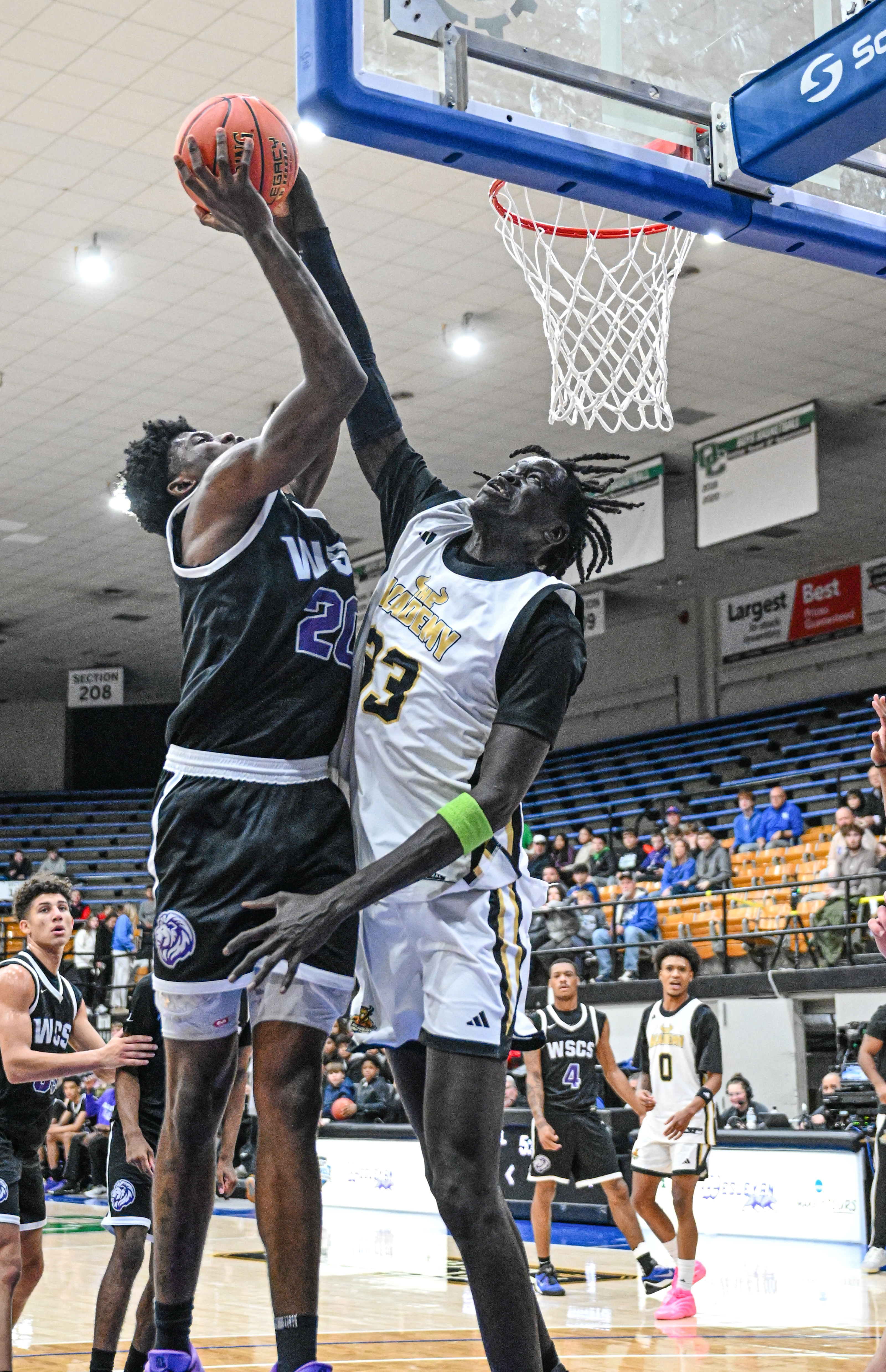 Symon Ghai with the block for Central Florida