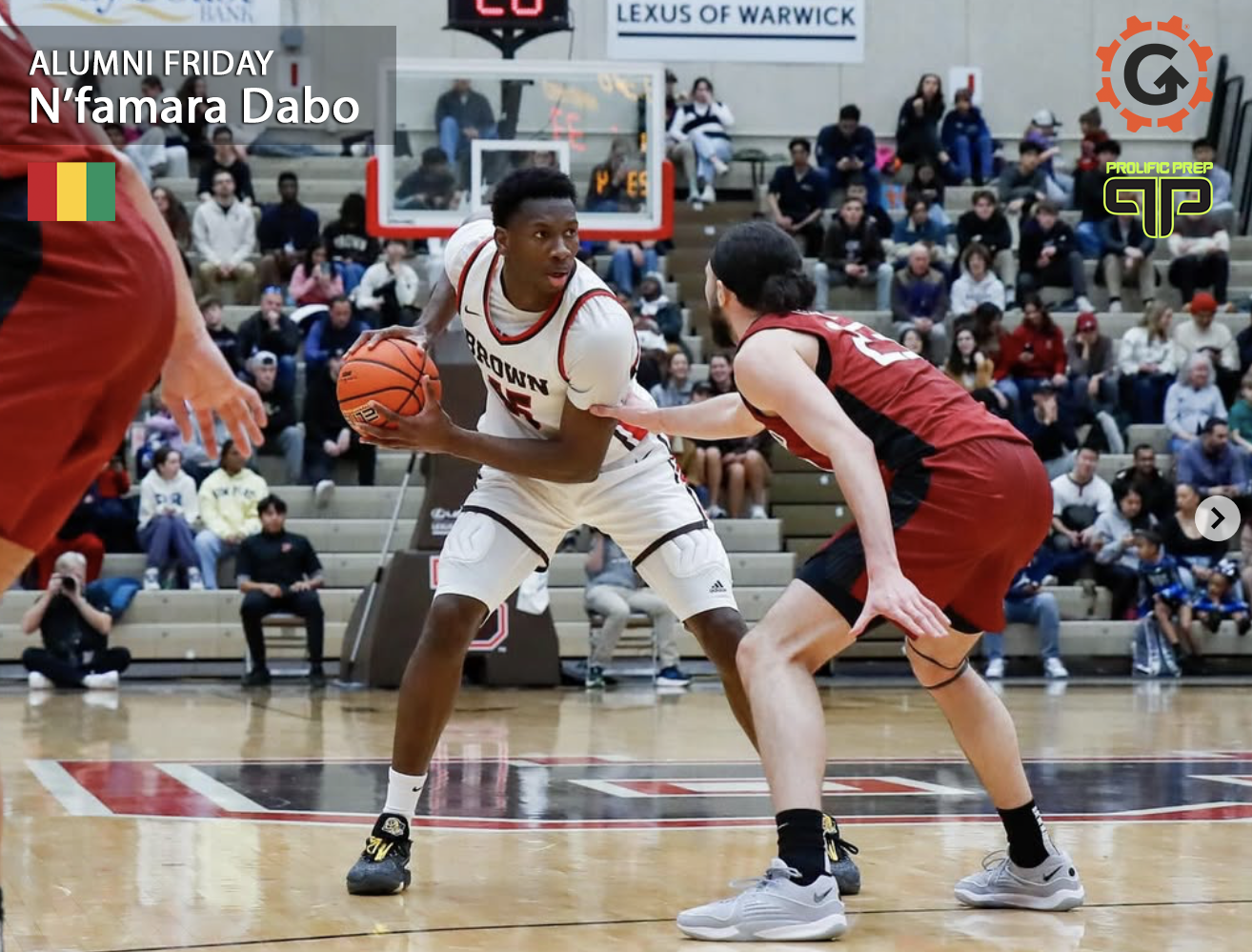 N'famara Dabo with Brown