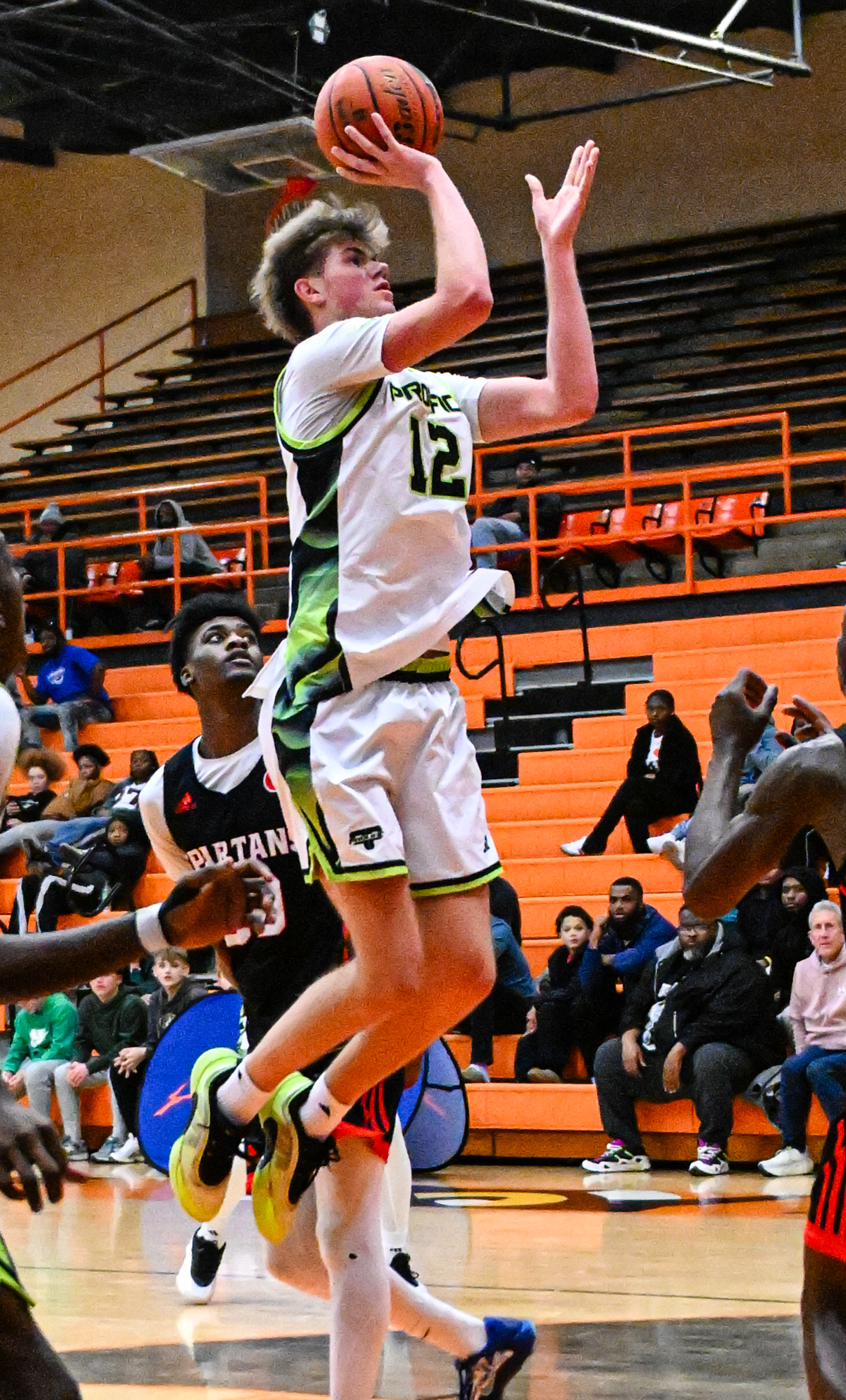 Future Buckeye Alex Smith flies through the key for the bucket