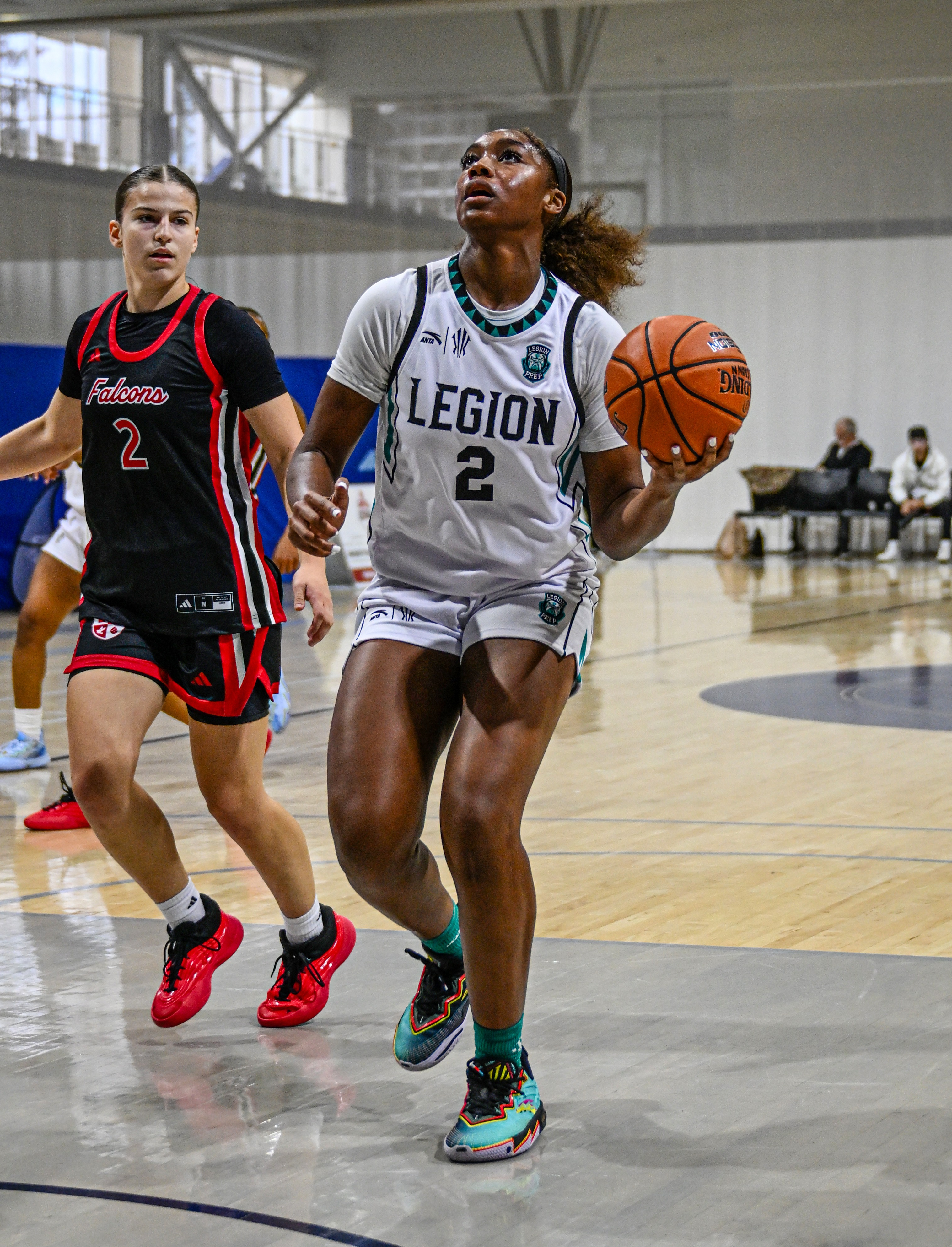 Jacy Abii with 21 points and 11 boards against Ft Erie in Grind Session Canada