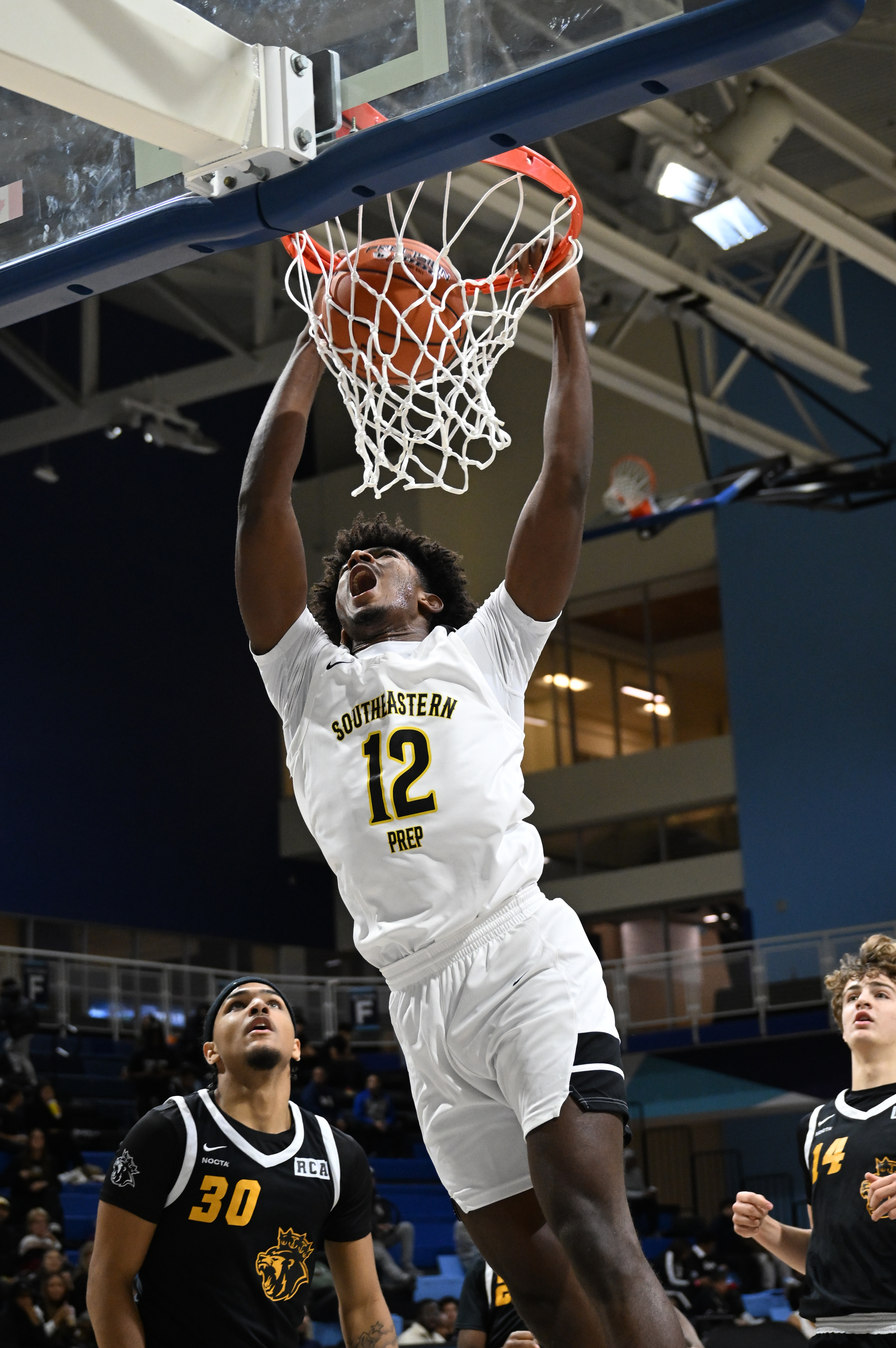 Jaxon Richardson with the two hand dunk for SEPA