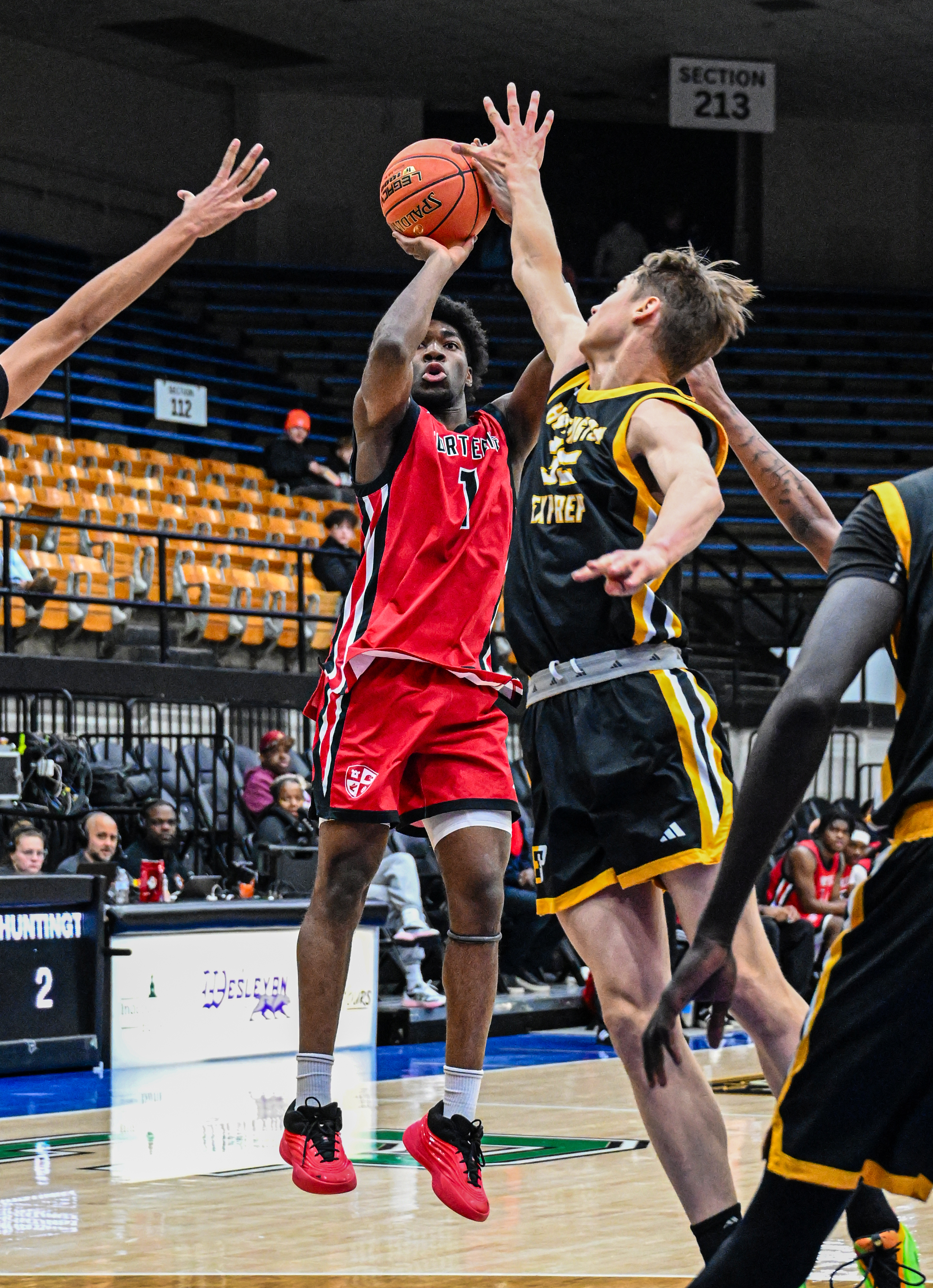 Promis N'landu hits the short jumper.