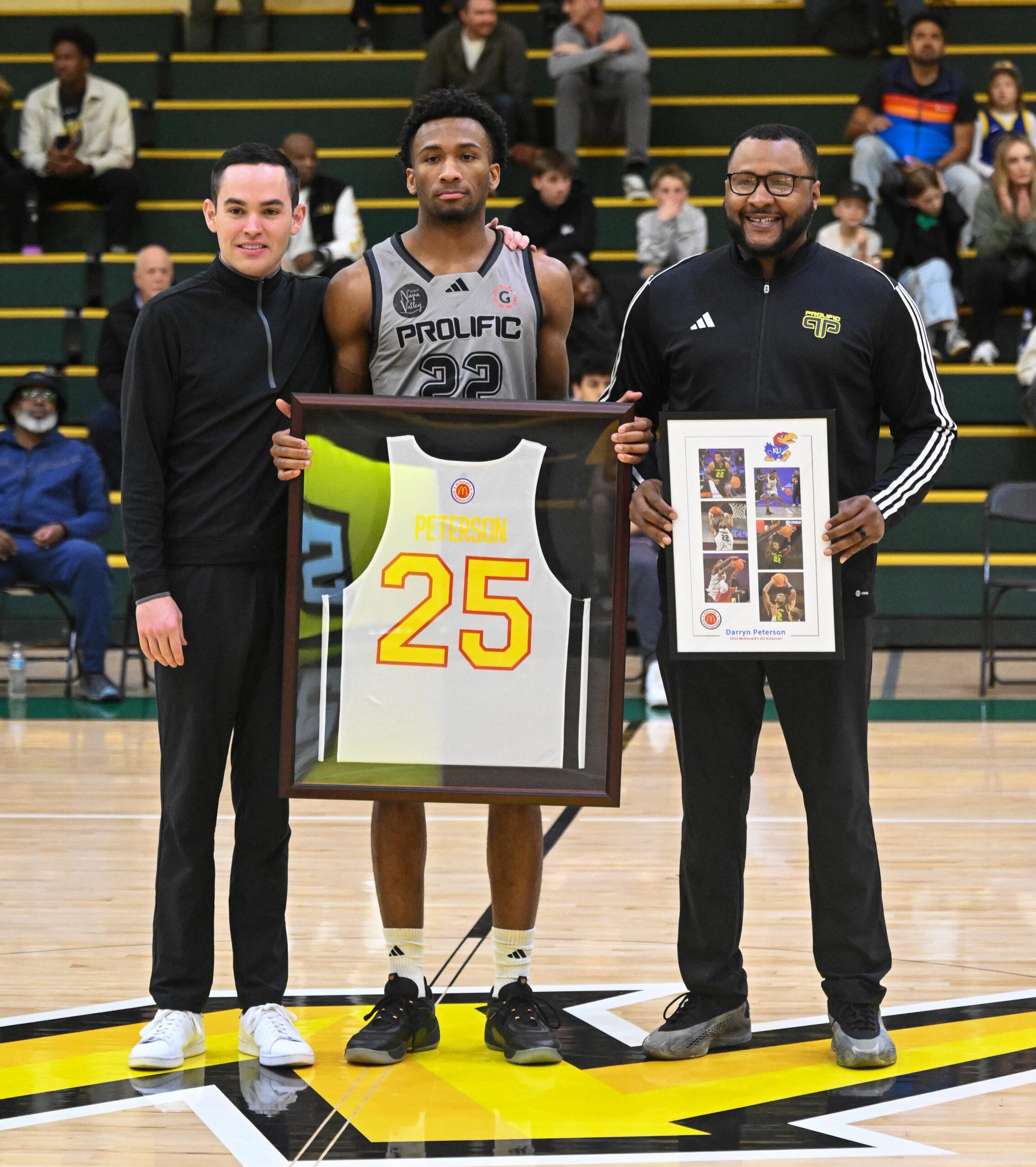 Darryn Peterson honored