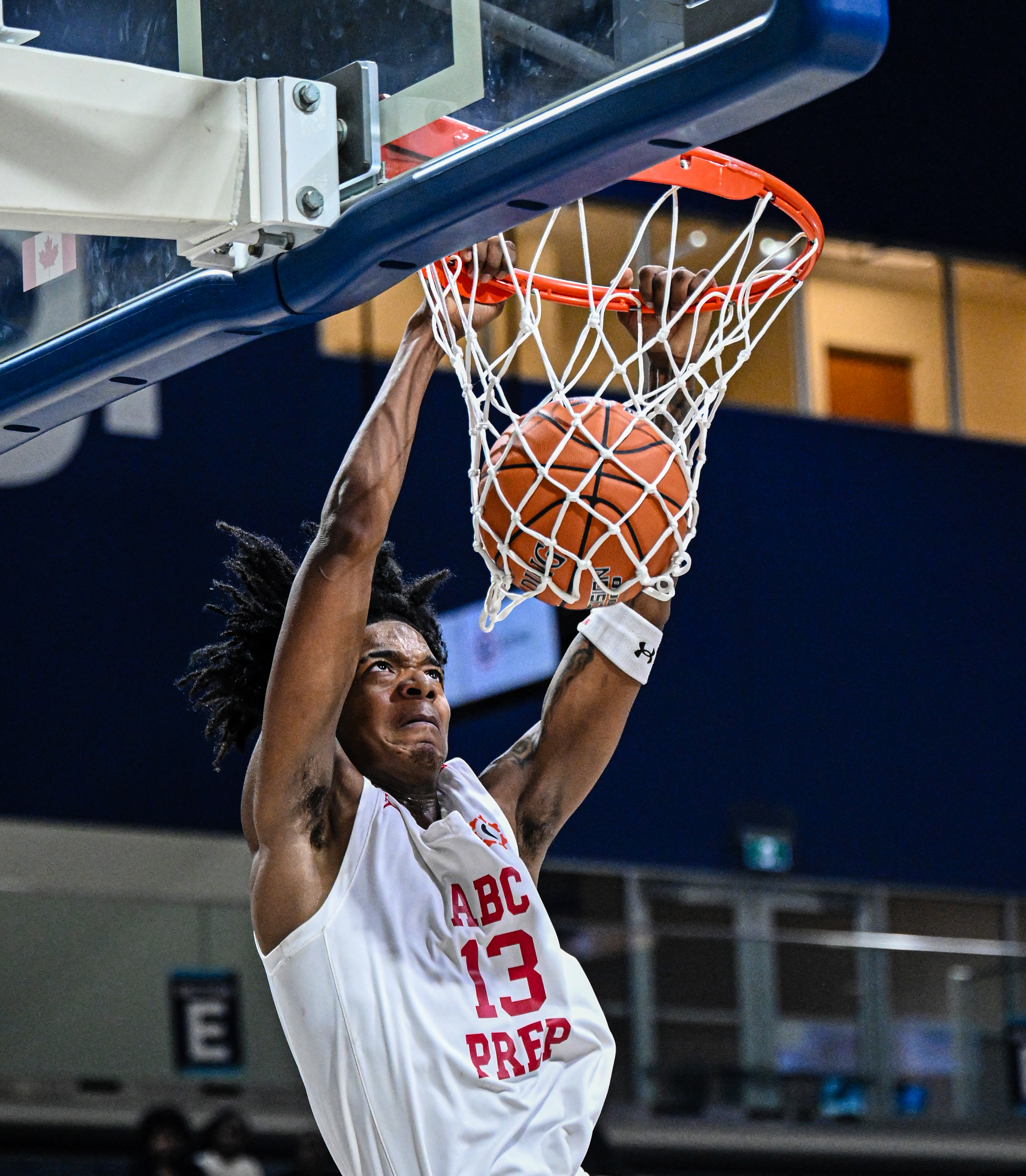SirMister Harrell with the dunk for ABC Prep
