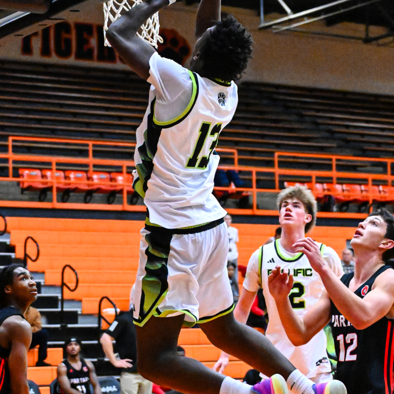 MJ Madison with the one-hand floater for two points