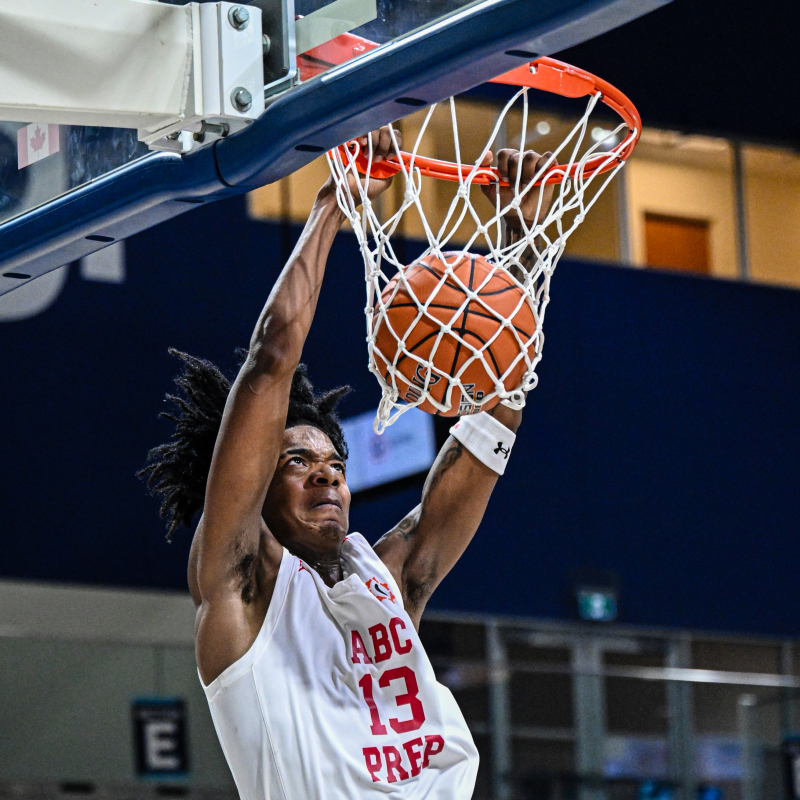 SirMister Harriel with the sweet dunk for ABC Prep